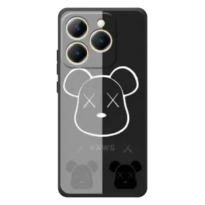 Чехлы для RealMe 15T - Bearbrick Louis Vuitton (PREMIUMPrint) (БеарБрик глаза)