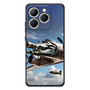 Чохол з мемом Тралалело тралала на RealMe 15T (Бомбардіро крокоділо)