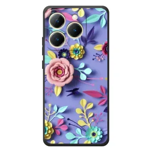 Чехлы с Цветами для RealMe 15T (VPrint) (Цветочный дизайн)