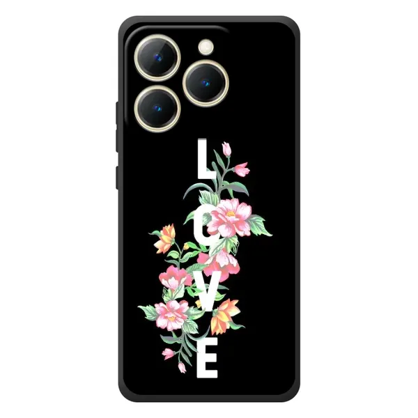 Чехол с принтом «Цветы LOVE» для Realme 15T Чехол с принтом «Цветы LOVE» для Realme 15T