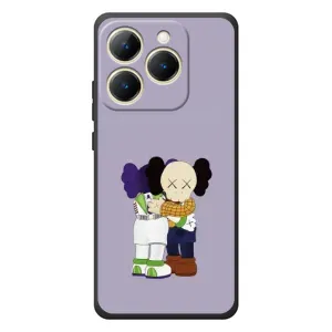 Чехлы для RealMe 15T - Bearbrick Louis Vuitton (PREMIUMPrint) (Дружба Беарбрик)
