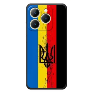 Украинские Чехлы для RealMe 15T с картинкой УПА (AlphaPrint) (Флаг УПА)