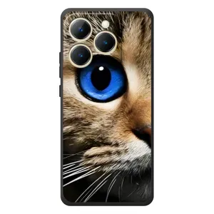 Чехлы с Котиками для RealMe 15T (VPrint) (Глаз кота)