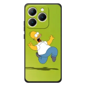 Чехол с Симпсонами для RealMe 15T (VPrint) (Гомер Симпсон)