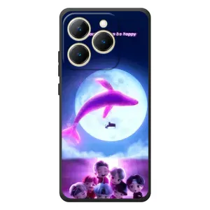 Чехлы BTS для RealMe 15T (AlphaPrint) (КИТ BTS)