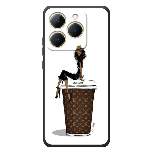 Чохол з принтом «кава LOUIS VUITTON» для Realme 15T Чохол з принтом «кава LOUIS VUITTON» для Realme 15T