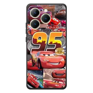 Силиконовый чехол Маквин для RealMe 15T (Коллаж Молния Маквин)