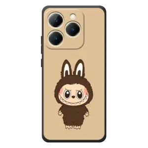 Чехол с Лабубу на RealMe 15T (Bored Ape в красном)