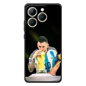 Чехлы для RealMe 15T (Leo чемпион) (AlphaPrint) (Кубок Месси)