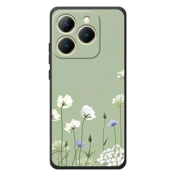 Чохол з принтом «Квіти на зеленому» для Realme 15T
