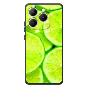 Чехлы с Фруктами для RealMe 15T (VPrint) (Лайм)