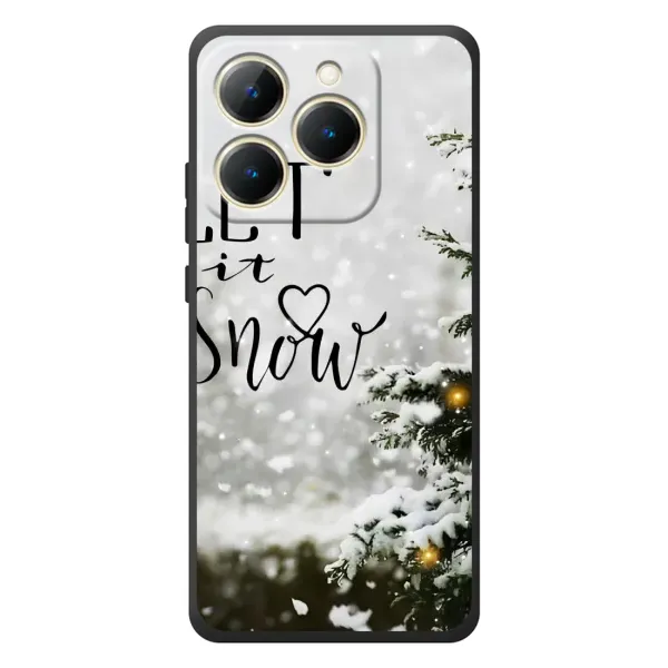 Чохол з принтом «Let it snow» для Realme 15T