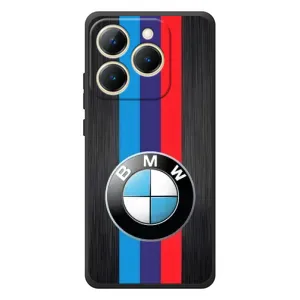 Чехол для Реалми 15Т - с принтом БМВ (AlphaPrint) (Лого BMW)