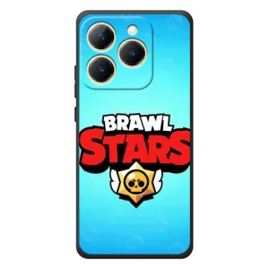 Чехлы Brawl Stars для RealMe 15T (AlphaPrint) (Лого Бравл Старс)