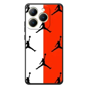 Чехлы для RealMe 15T - с картинкой JORDAN (AlphaPrint) (Лого Джордан)