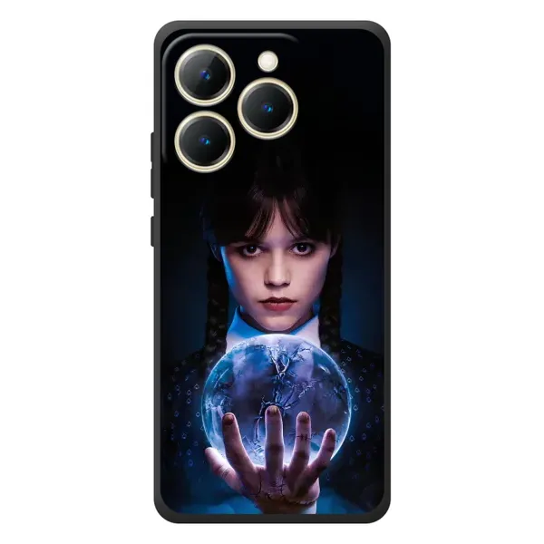 Чохол з принтом «Магічна сфера Венздей» для Realme 15T Чохол з принтом «Магічна сфера Венздей» для Realme 15T