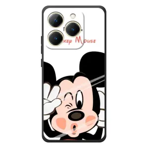 Эксклюзивный чехол для RealMe 15T (AlphaPrint - Мультяшные) (Маус Микки)
