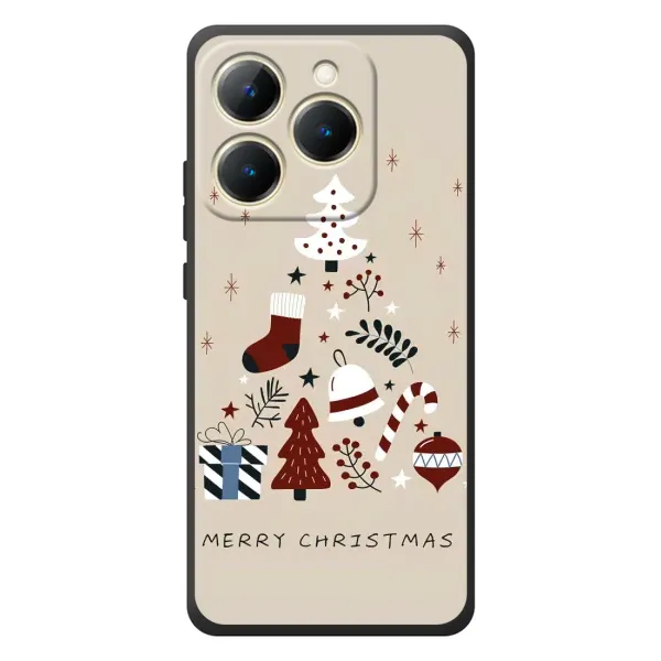 Чехол с принтом «Merry Christmas» для Realme 15T Чехол с принтом «Merry Christmas» для Realme 15T