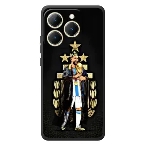 Чехлы для RealMe 15T (Leo чемпион) (AlphaPrint) (Месси Король)