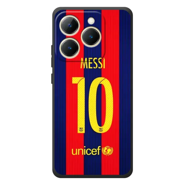 Чехол с принтом «Messi Barca 10» для Realme 15T