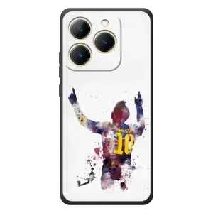 Чехлы Месси для RealMe 15T (AlphaPrint) (Messi Barca)