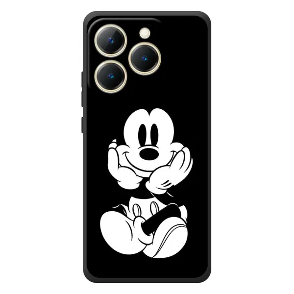 Чехол с принтом «Микки на черном» для Realme 15T Чехол с принтом «Микки на черном» для Realme 15T