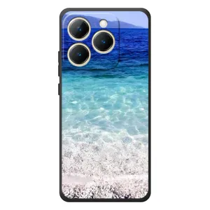 Силиконовый чехол с КАРТИНКАМИ лето для RealMe 15T (AlphaPrint) (Море)