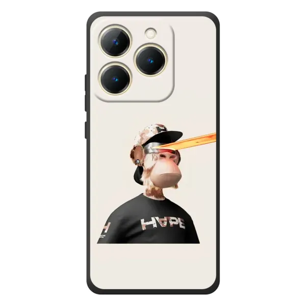Чохол з принтом «мавпа NFT в окулярах» для Realme 15T