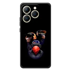 Чехол с Обезьянами RealMe 15T - (AlphaPrint) (Три обезьяны)