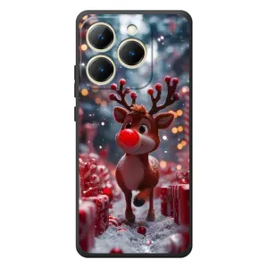 Яскравий чохол для RealMe 15T з Зимові Оленята