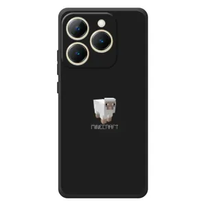 Чехол Майнкрафт на RealMe 15T (AlphaPrint) Minecraft (Овечка Майнкрафт)