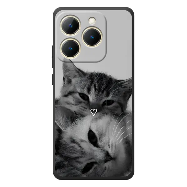 Чохол з принтом «Пара котів» для Realme 15T Чохол з принтом «Пара котів» для Realme 15T