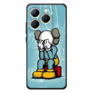 Чехлы для RealMe 15T - Bearbrick Louis Vuitton (PREMIUMPrint) (Плач Bearbrick)