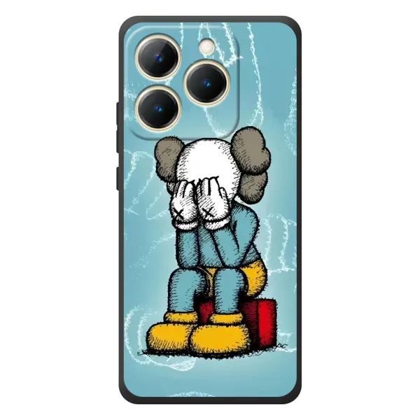 Чехол с принтом «Плач Bearbrick» для Realme 15T