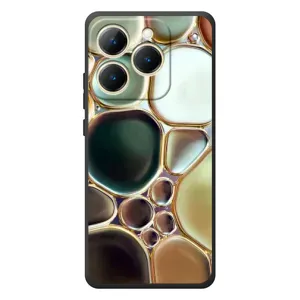 Мраморный чехол на RealMe 15T (VPrint) (Радужный Мрамор)