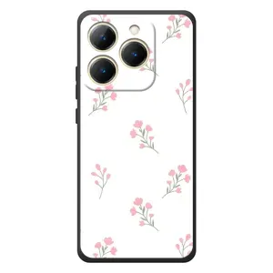 Чехол с принтом «Розовые цветы» для Realme 15T