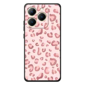 Чехол с принтом «Розовый леопард» для Realme 15T