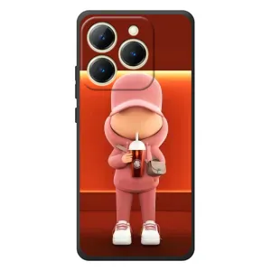 Крутые Чехлы Луи Виттон для RealMe 15T (AlphaPrint) (С Кофе)