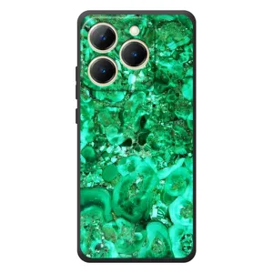 Мраморный чехол на RealMe 15T (VPrint) (Салатный Мрамор)