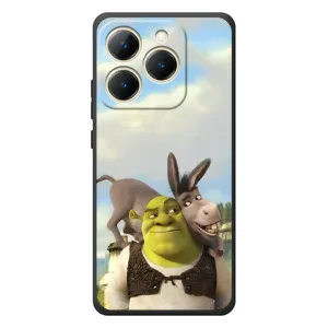 Чехол с мультфильмом Шрек на RealMe 15T (Шрек и Осел)