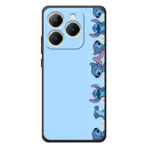 Чехол с принтом Стич на Realme 15T (Стич фон)