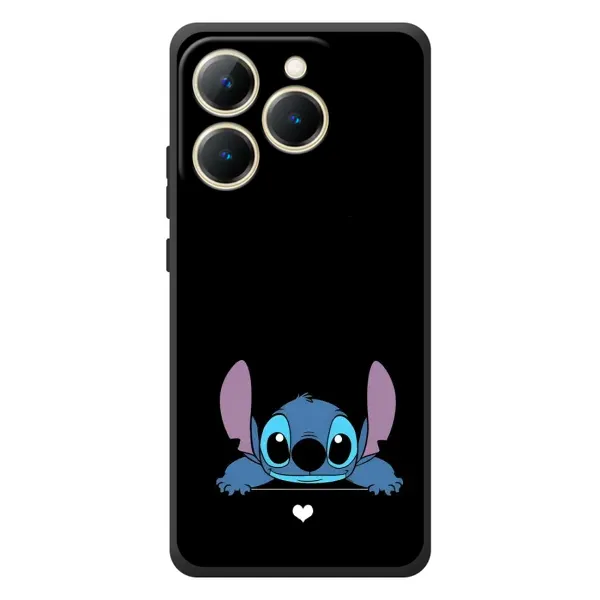 Чехол с принтом «Стич на черном» для Realme 15T Чехол с принтом «Стич на черном» для Realme 15T