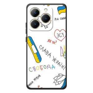 Чехлы Доброго вечора, ми за України для Реалми 15Т (AlphaPrint) (Стикер)