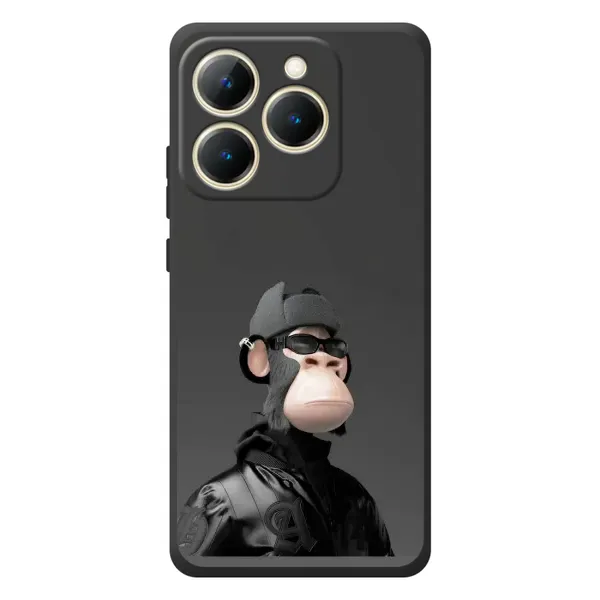 Чохол з принтом «стильна мавпа NFT» для Realme 15T