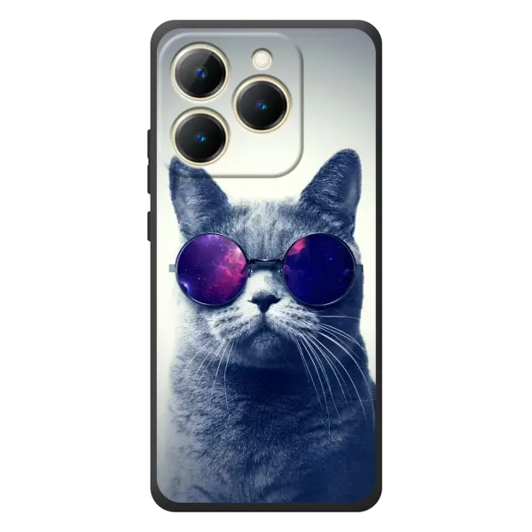 Чохол з принтом «Стильний кіт» для Realme 15T Чохол з принтом «Стильний кіт» для Realme 15T