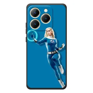 Чехол с принтом Фантастическая четверка для RealMe 15T (Сью Сторм полет)