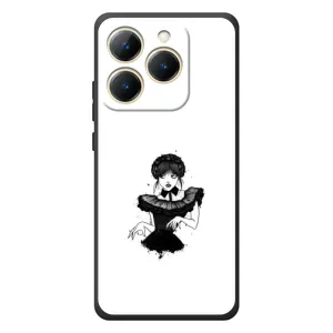 Чехлы Венсдей на RealMe 15T Уэнсдей (AlphaPrint) (танец Уэнздей)