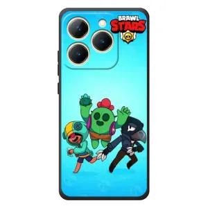 Чехлы Brawl Stars для RealMe 15T (AlphaPrint) (Трио героев)