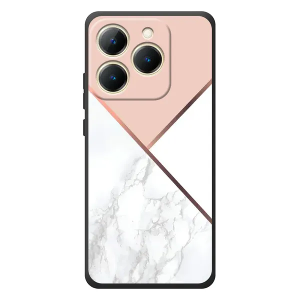 Чохол з принтом «Тройний мрамор» для Realme 15T Чохол з принтом «Тройний мрамор» для Realme 15T