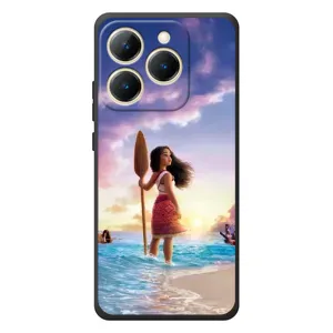 Чехол с мультфильмом Моана RealMe 15T (Моана с веслом)